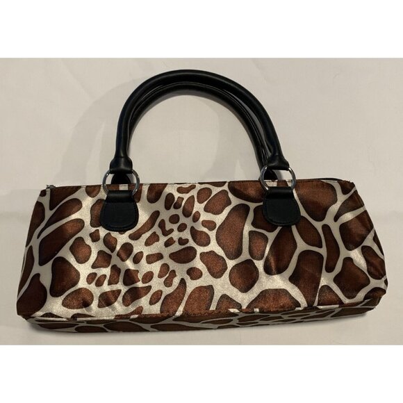 Primeware Insulated Wine Clutch Bag Giraffe Print Tote Corkscrew Thermal Zip NEW - Picture 5 of 12